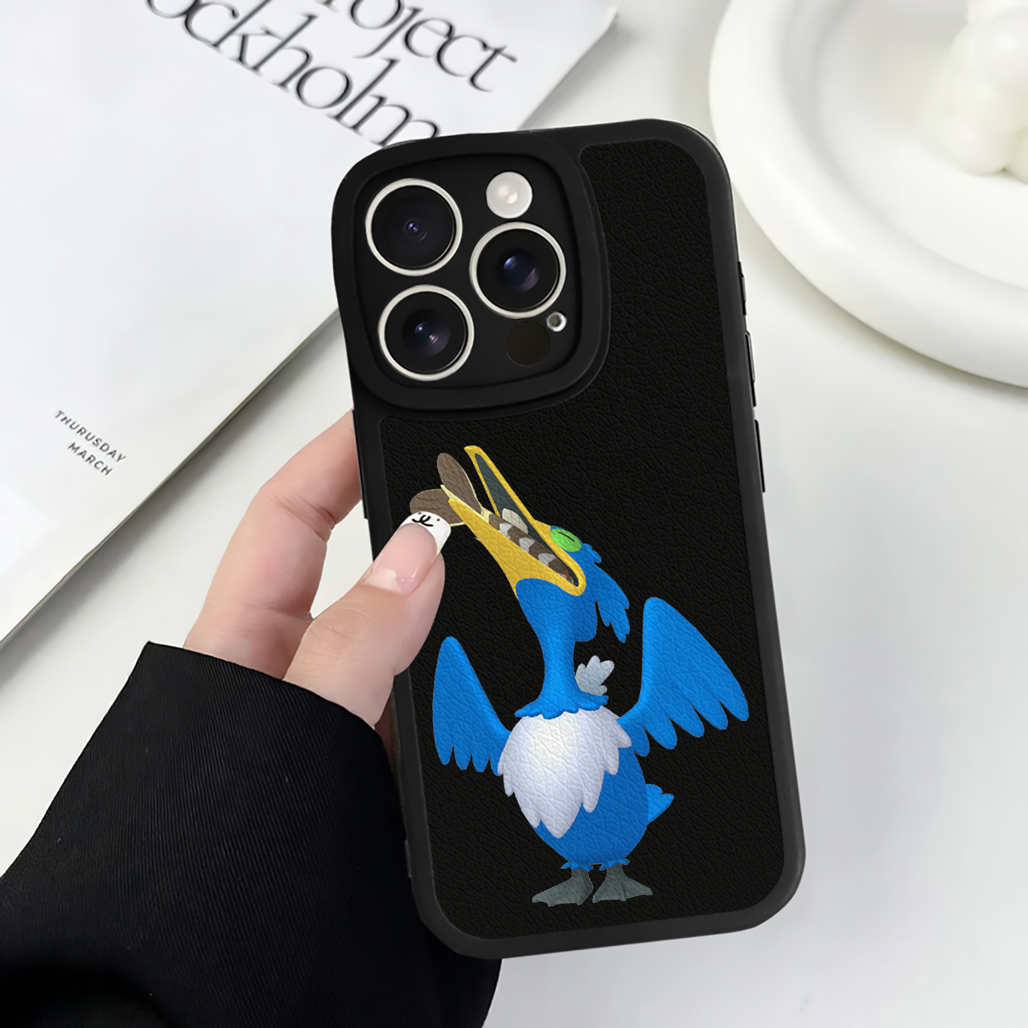 （画像用） ポケットモンスター Pokémon 【iPhone 16シリーズ対応】シリコンスマホケース（レザー調） 材質：シリコン